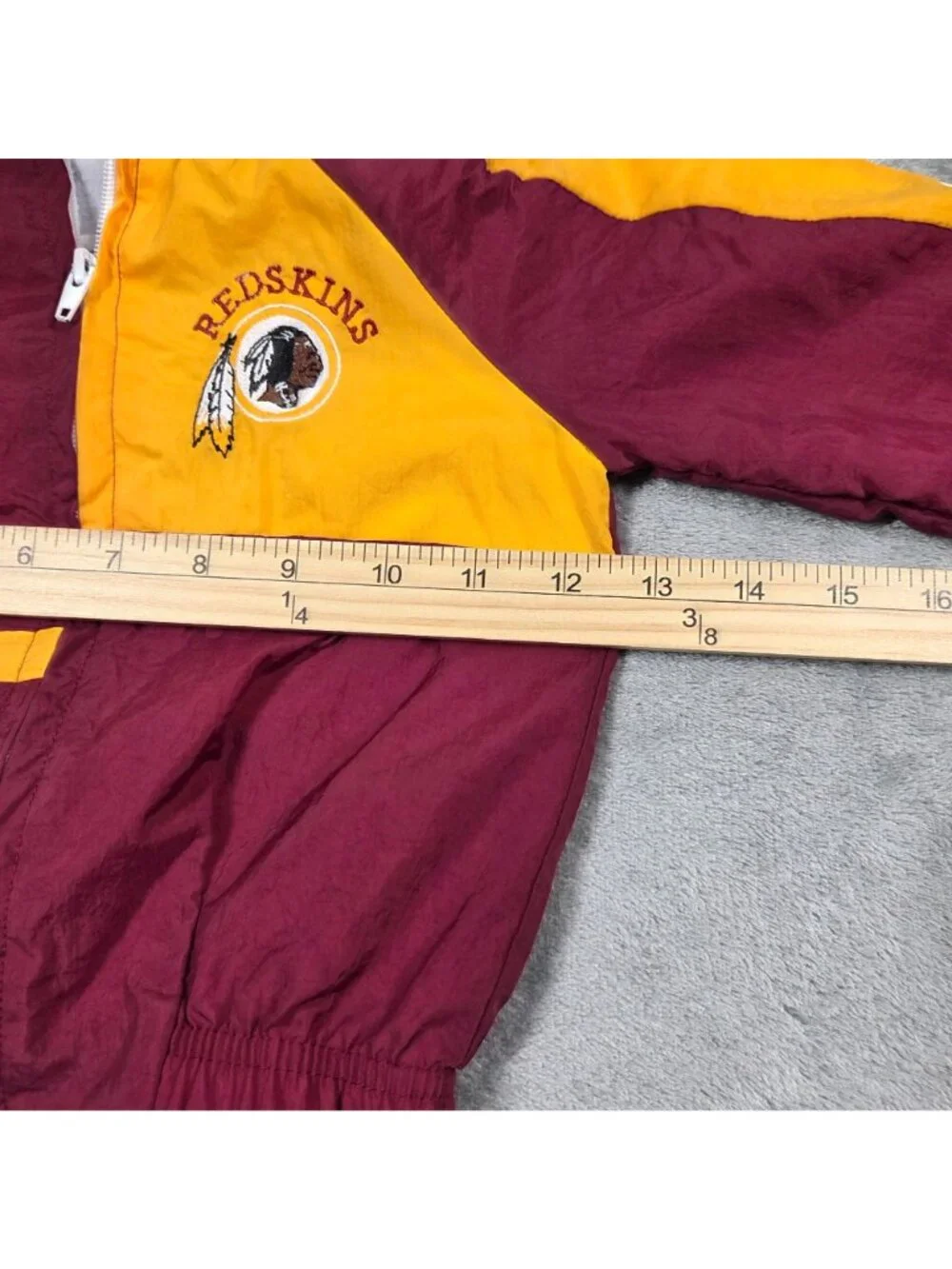 Vintage Washington Redskins Jacket 2T Babyfair Lined Hooded Windbreaker 90s